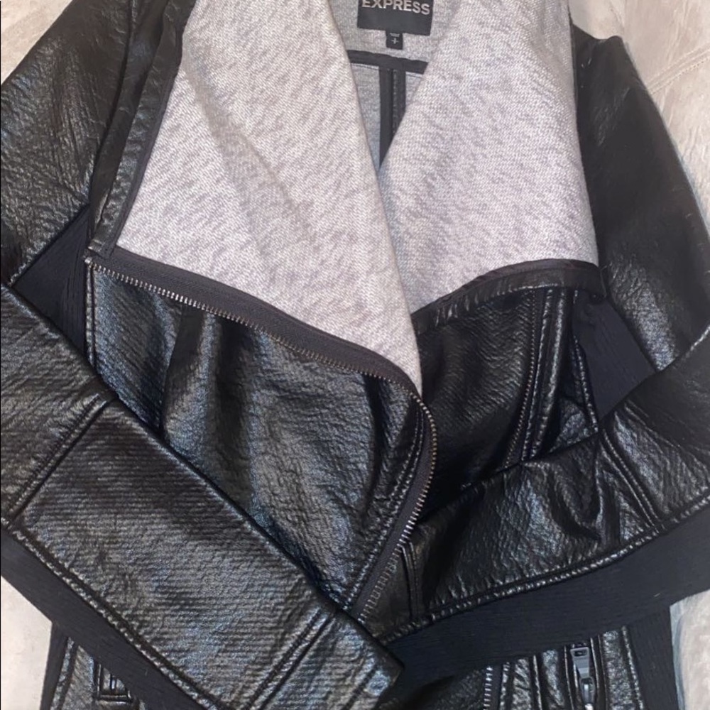 Express faux leather jacket